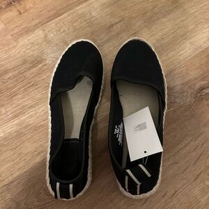 H&M Black Canvas Espadrilles